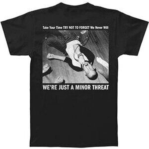Minor Threat We're Just a Minor... Punk Music Adult Tee Shirt Mens